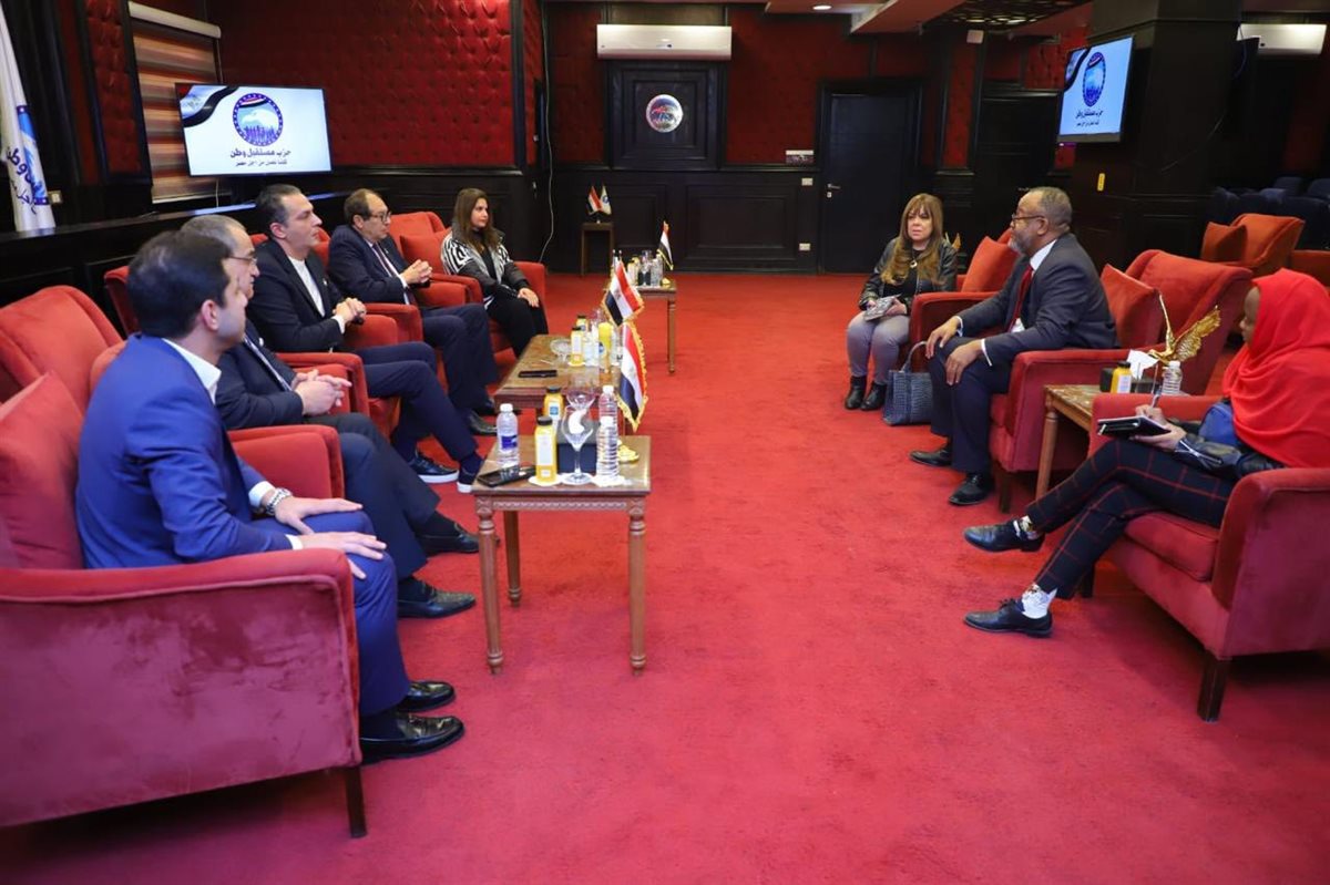 مستقبل وطن يستقبل وفدًا من السفارة الأمريكية لبحث تطورات الأوضاع الإقليمية&nbsp;