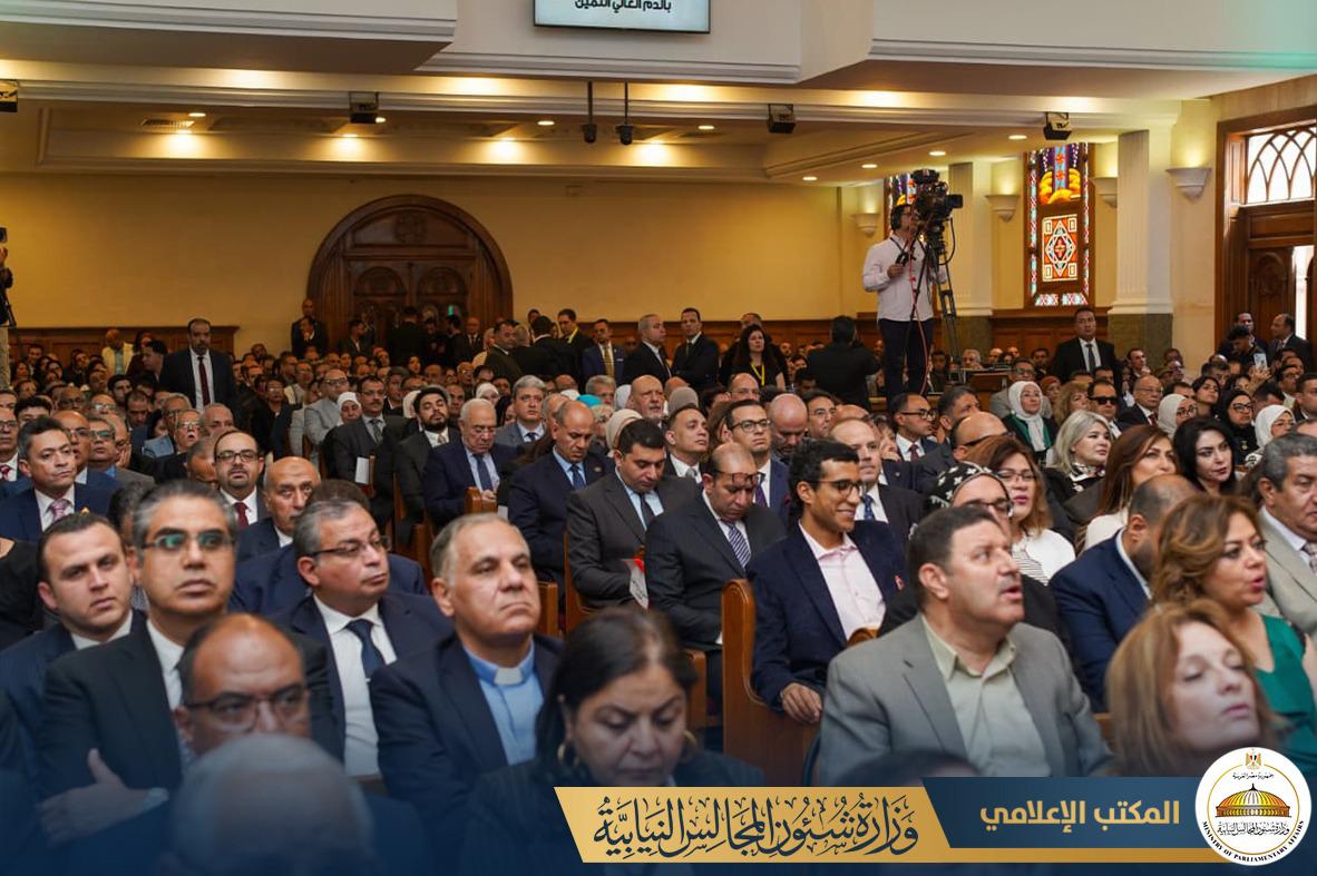 وزير الشئون النيابية يشارك باحتفالية الطائفة الإنجيلية بعيد القيام المجيد