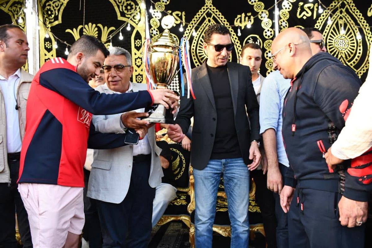 وزير الرياضة يشهد ختام دورة كرة قدم بمركز شباب منشأة عبد الرحمن