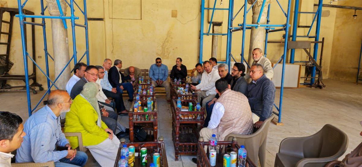 البرلسي يلتقي أمين عام الأعلى للآثار في المحلة لبحث موقف المتوفي والتوبة