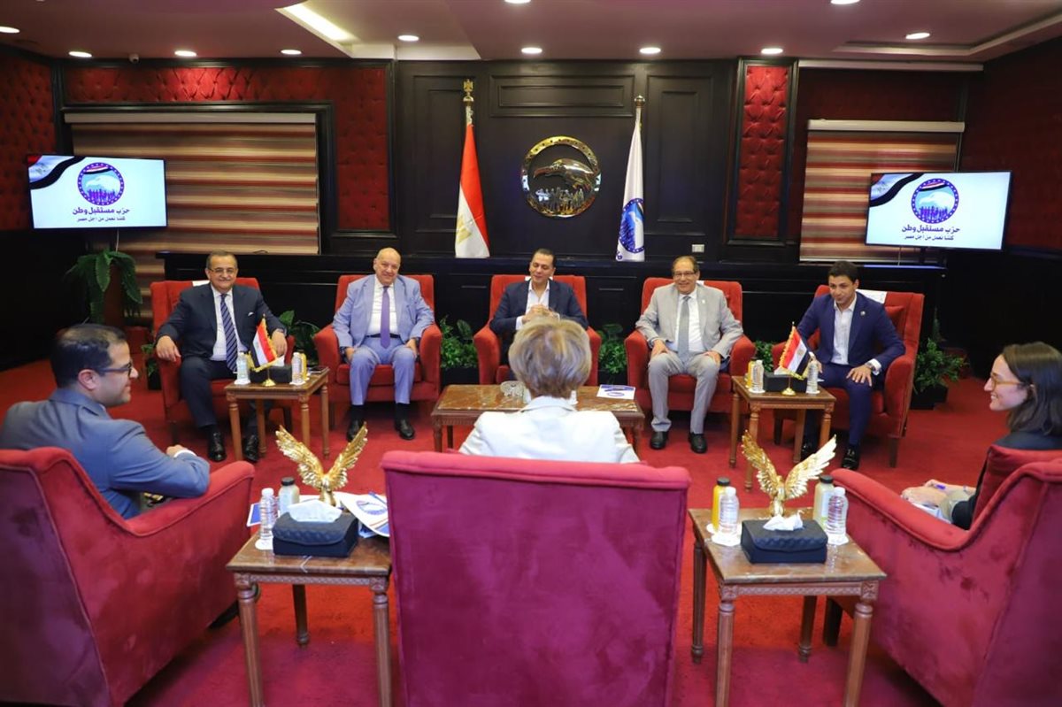 مستقبل وطن يستقبل سفيرة الاتحاد الأوروبي بالقاهرة