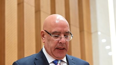 النائب هشام بدوي خلال تأديته لليمين الدستوري