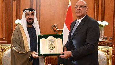 المستشار هشام بدوي رئيس مجلس النواب يستقبل رئيس البرلمان العربي