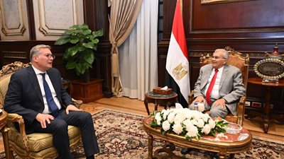 رئيس الشيوخ يستقبل المهندس كريم بدوي وزير البترول والثروة المعدنية