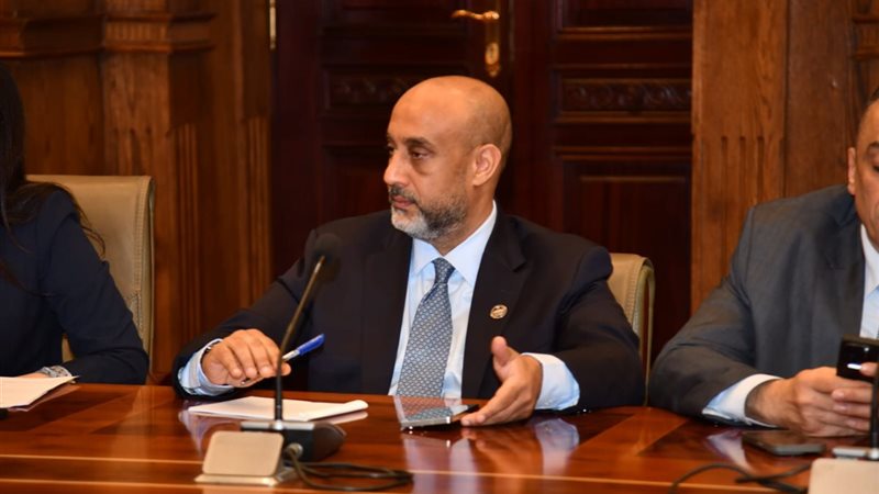 النائب حسام سعيد عضو اللجنة الاقتصادية بمجلس الشيوخ 