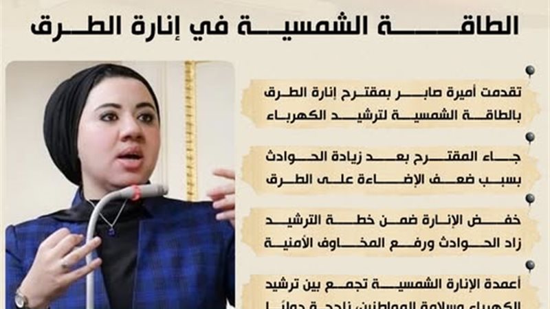 مقترح النائبة أميرة صابر