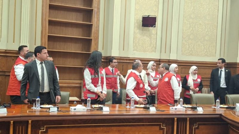 اجتماع لجنة حقوق الإنسان بالشيوخ