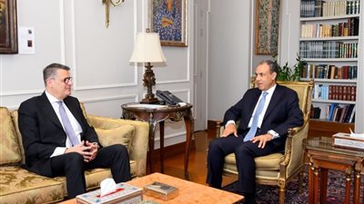 الدكتور بدر عبد العاطي والنائب طارق رضوان 