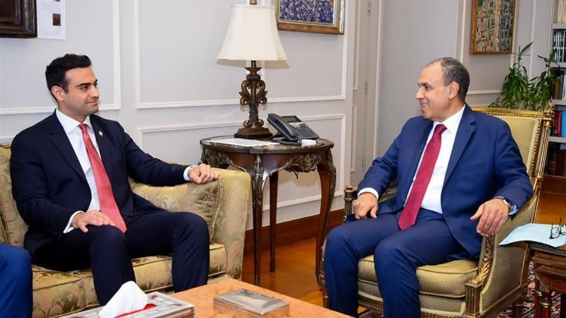 د. بدر عبد العاطي والنائب إبراهام حمادة