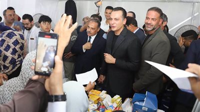 مستقبل وطن يطلق قافلة طبية بمنيا القمح بالمجان 