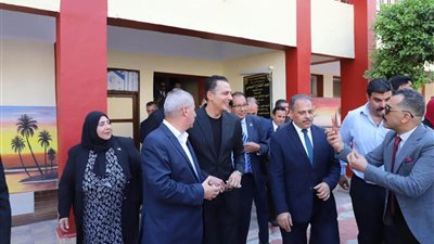  حزب مستقبل وطن يتفقد مدرسة الناصرية الابتدائي 